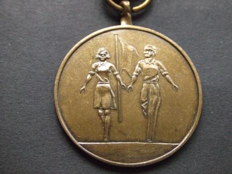 Wandelsportvereniging Crooswijk ( Rotterdam) Oliebollentocht goudkleurig